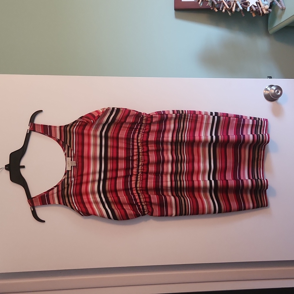 Loft Summer dress with sinch waste. 14 petite